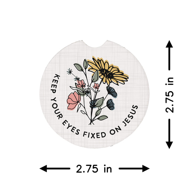 Eyes Fixed Jesus Florals