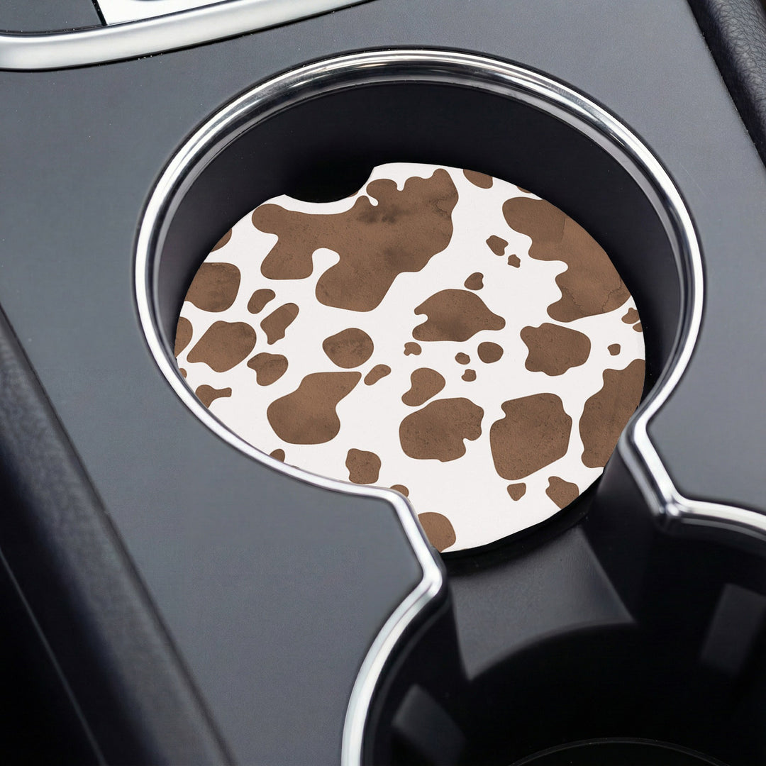 Brown Cow Print