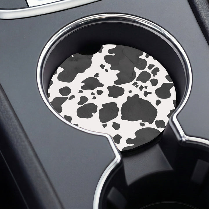 Black Cow Print