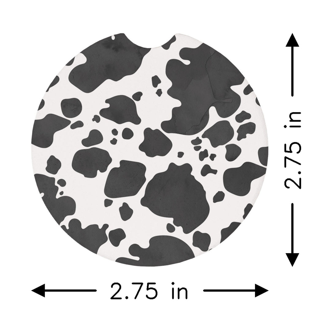 Black Cow Print