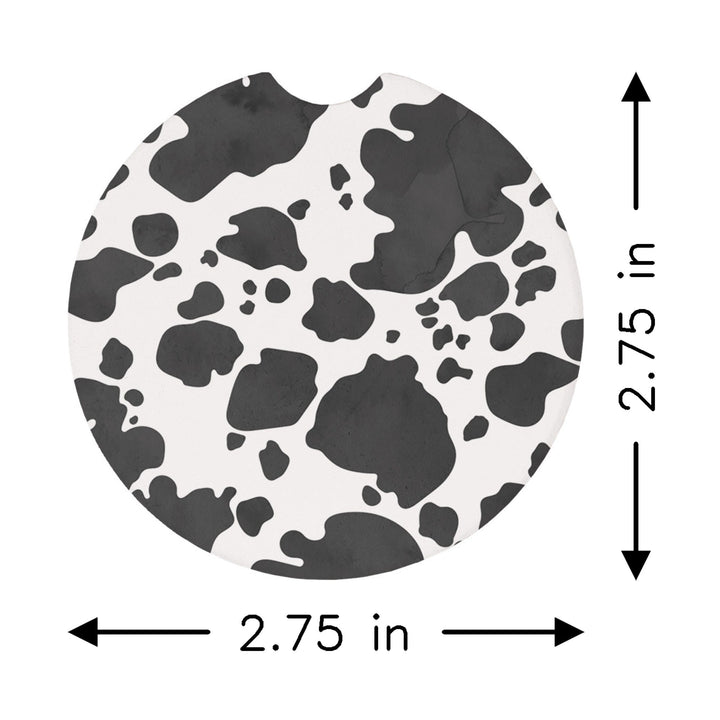Black Cow Print