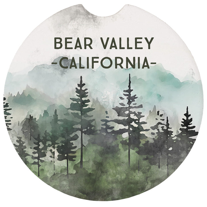 Watercolor Mountain Scene LOC