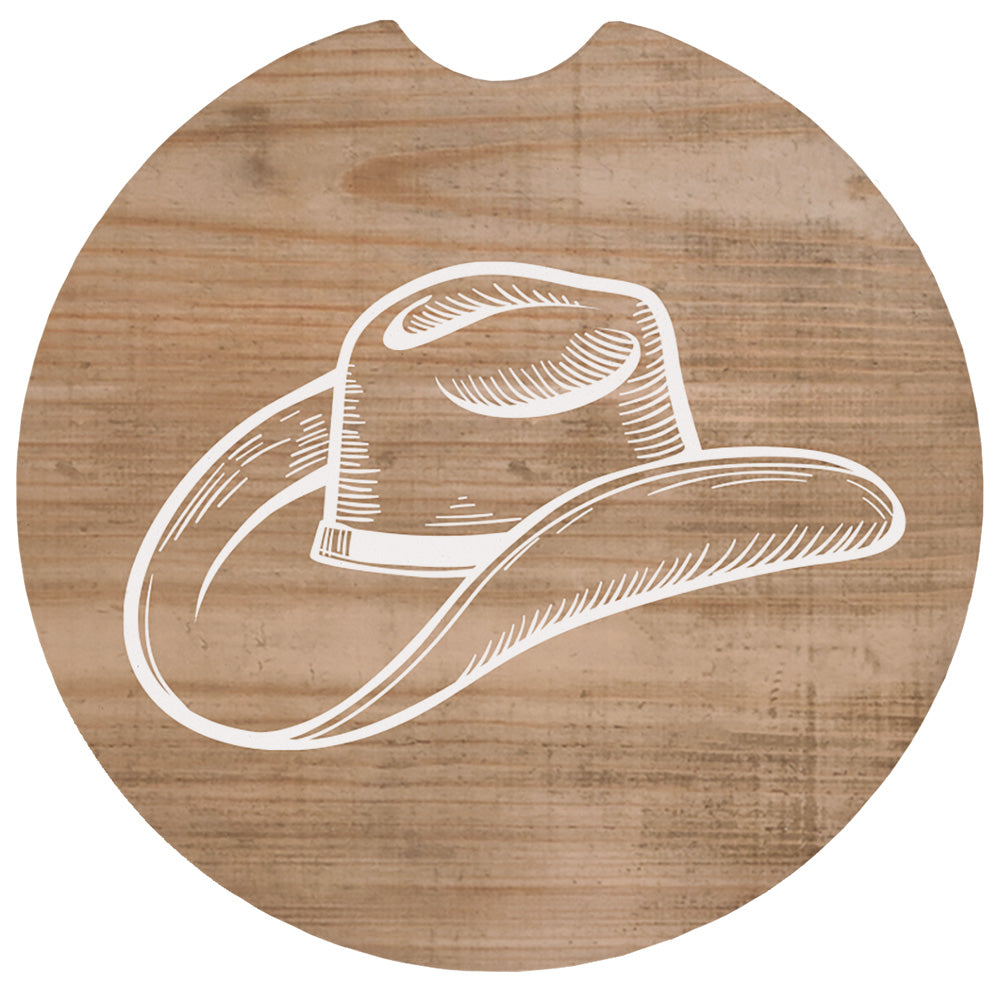 Wood Cowboy Hat 