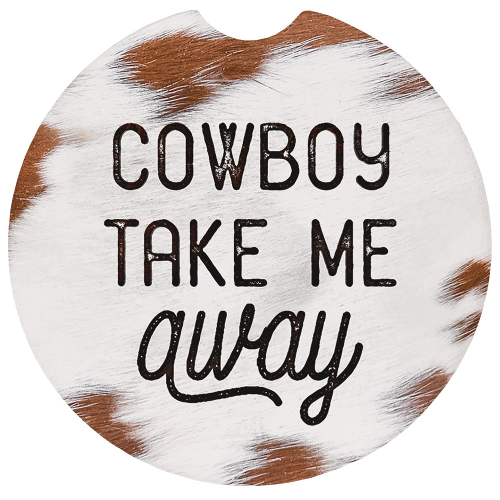 Cowboy Take Cow Print