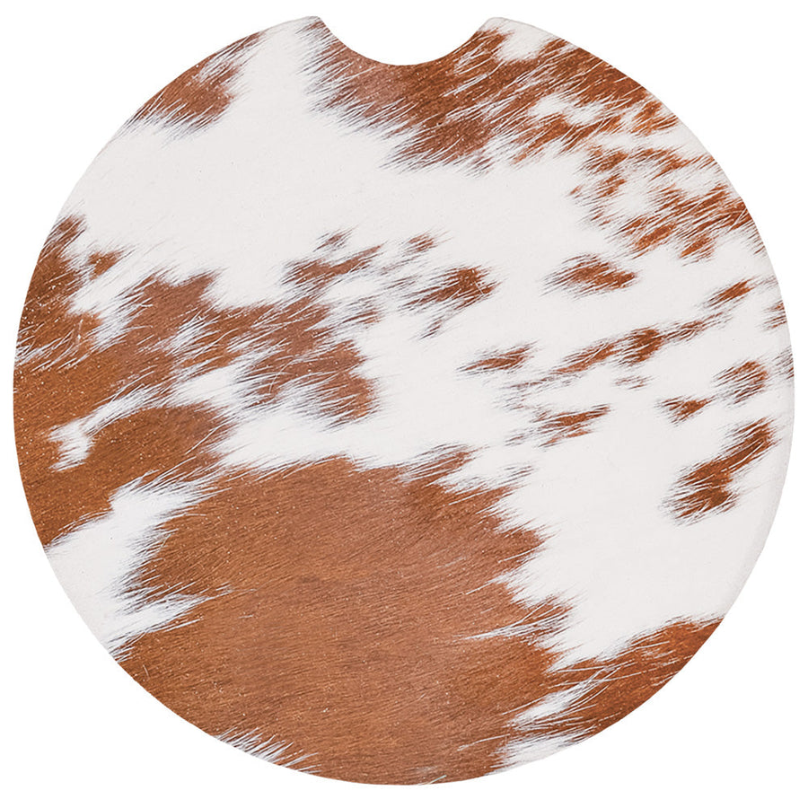 Realistic Tan Cow Print