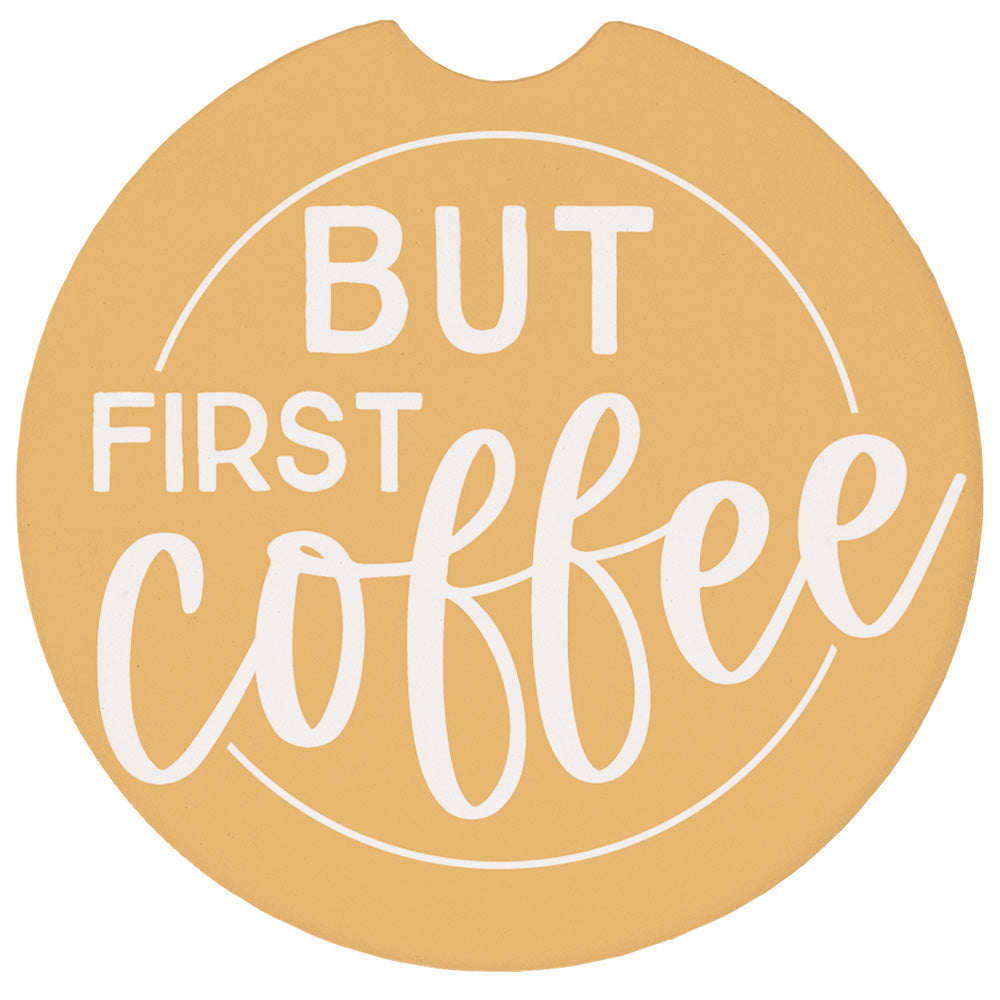 First Coffee Yellow