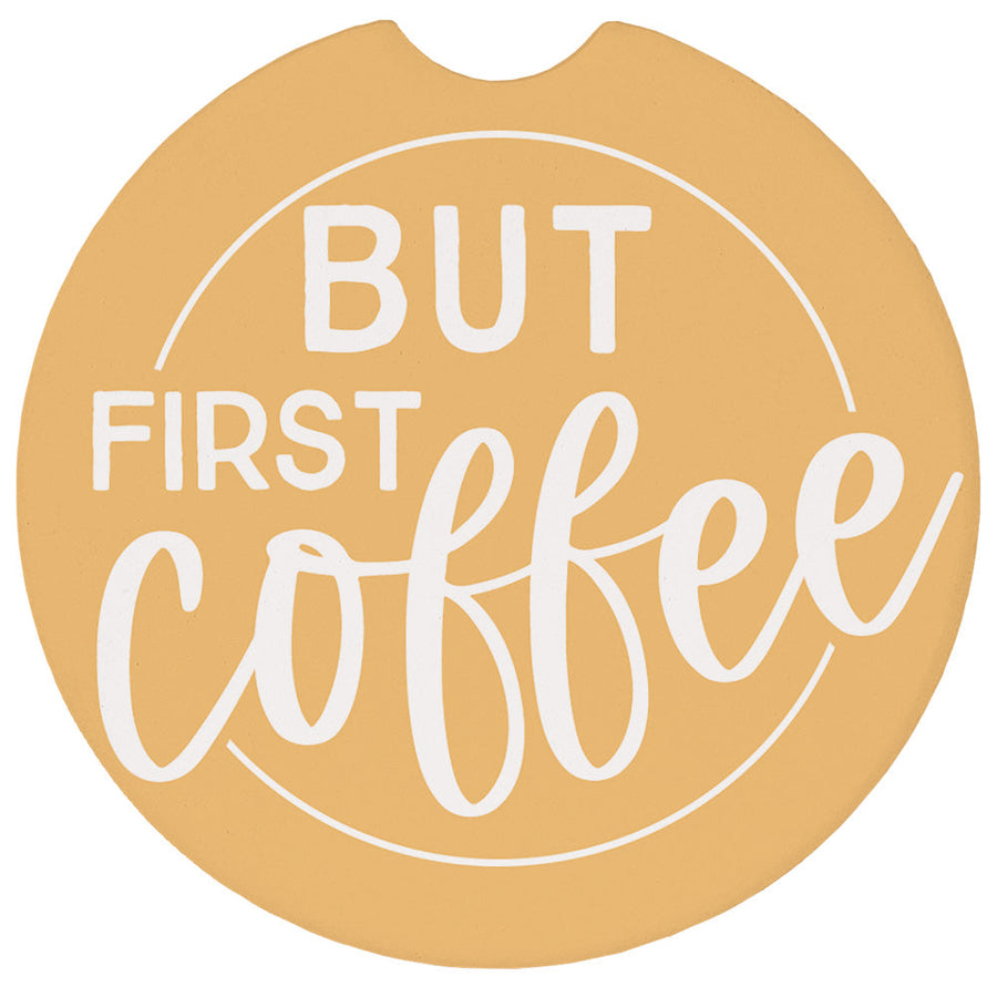First Coffee Yellow