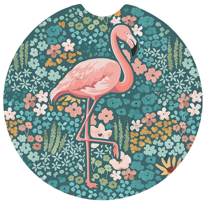 Floral Flamingo