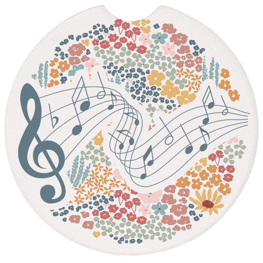 Floral Treble Clef