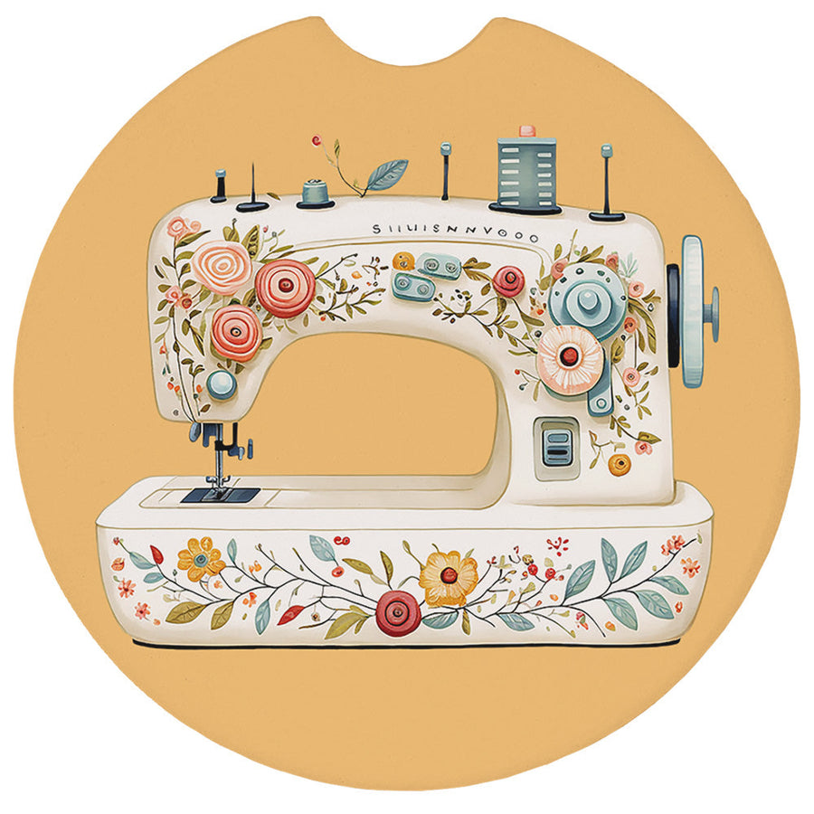 Yellow Sewing Machine