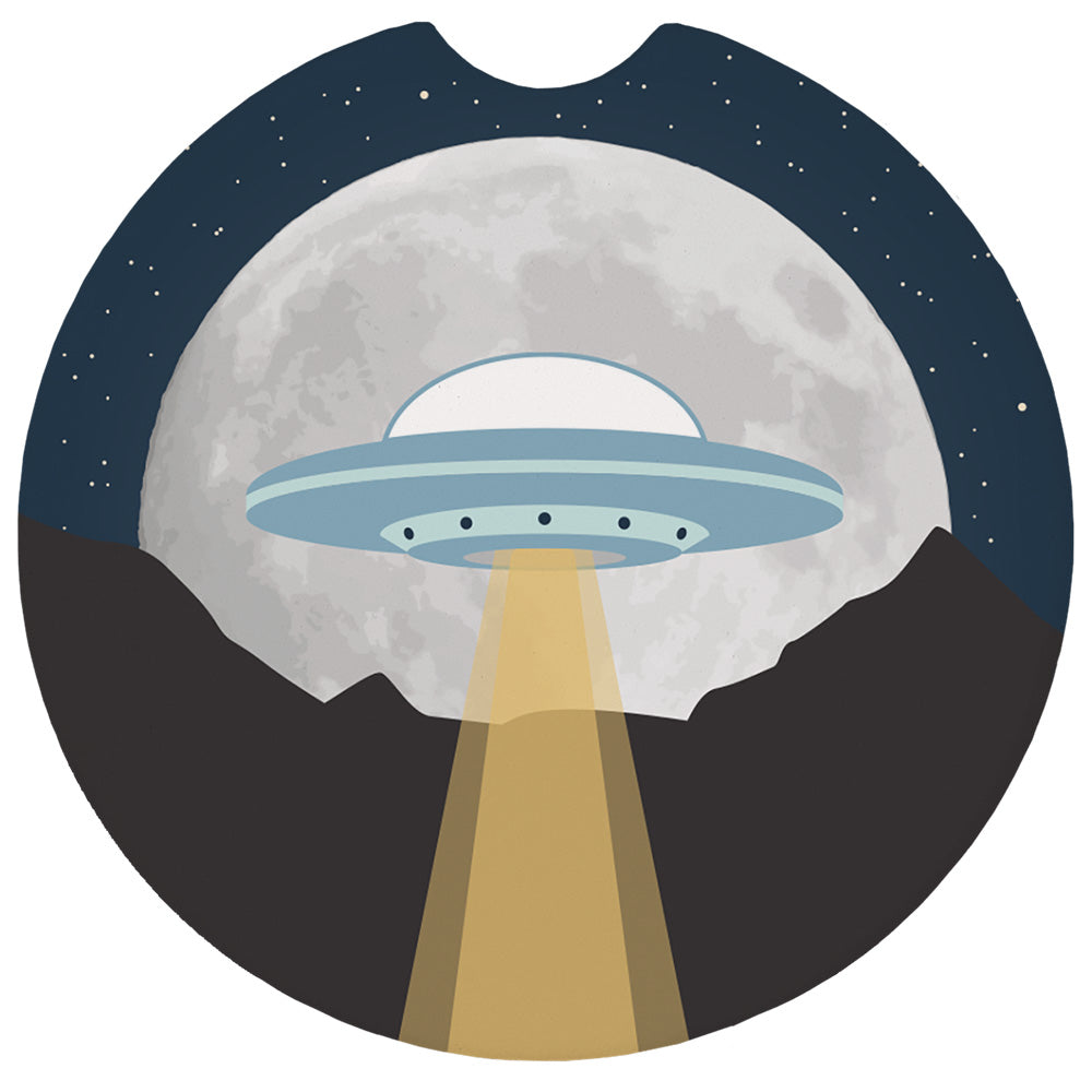 UFO Mountain Scene