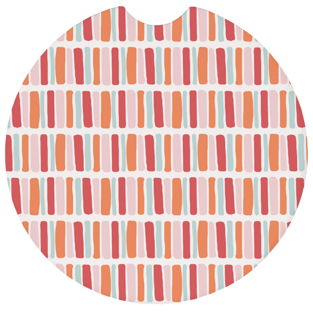 Elongated Peach Tone Dots