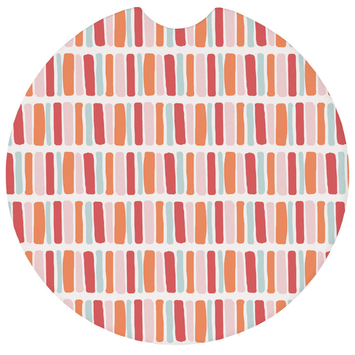 Elongated Peach Tone Dots