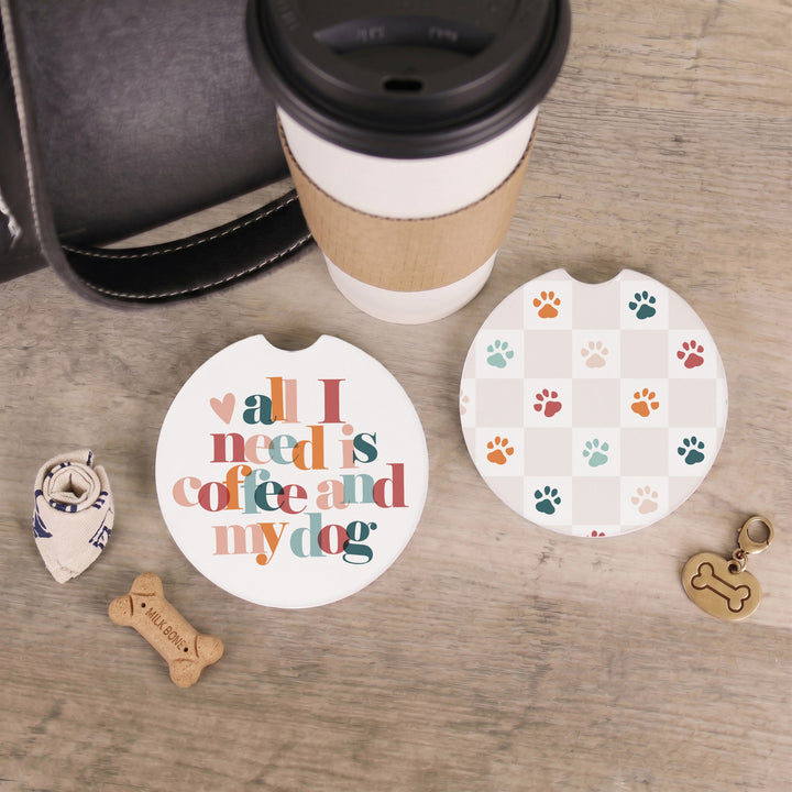 Coffee Dog Paw Prints PER