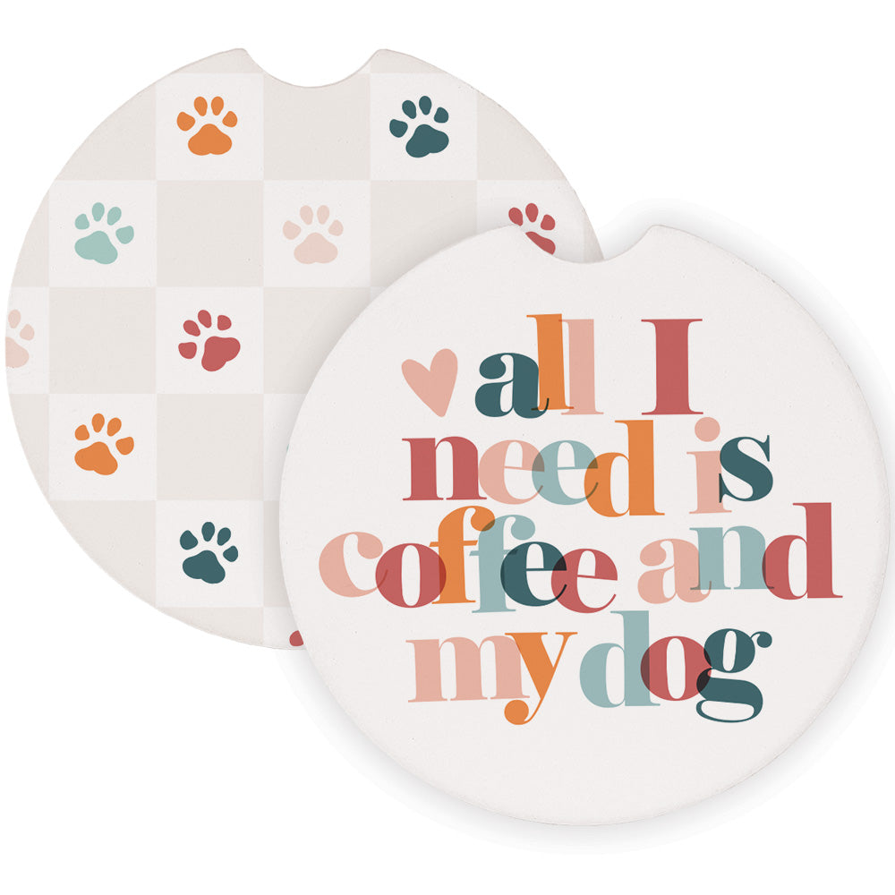 Coffee Dog Paw Prints PER