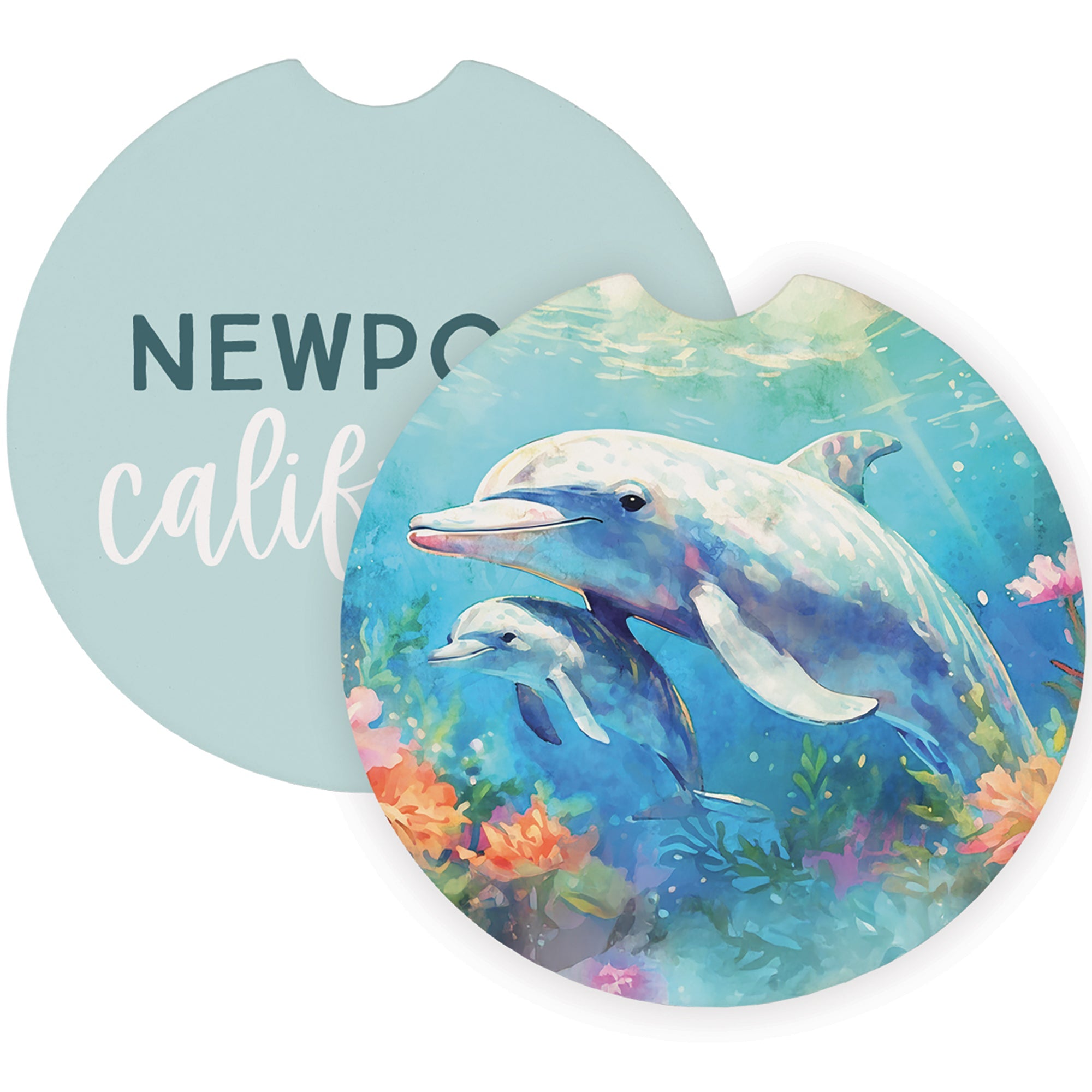 Dolphins Scene Blue LOC