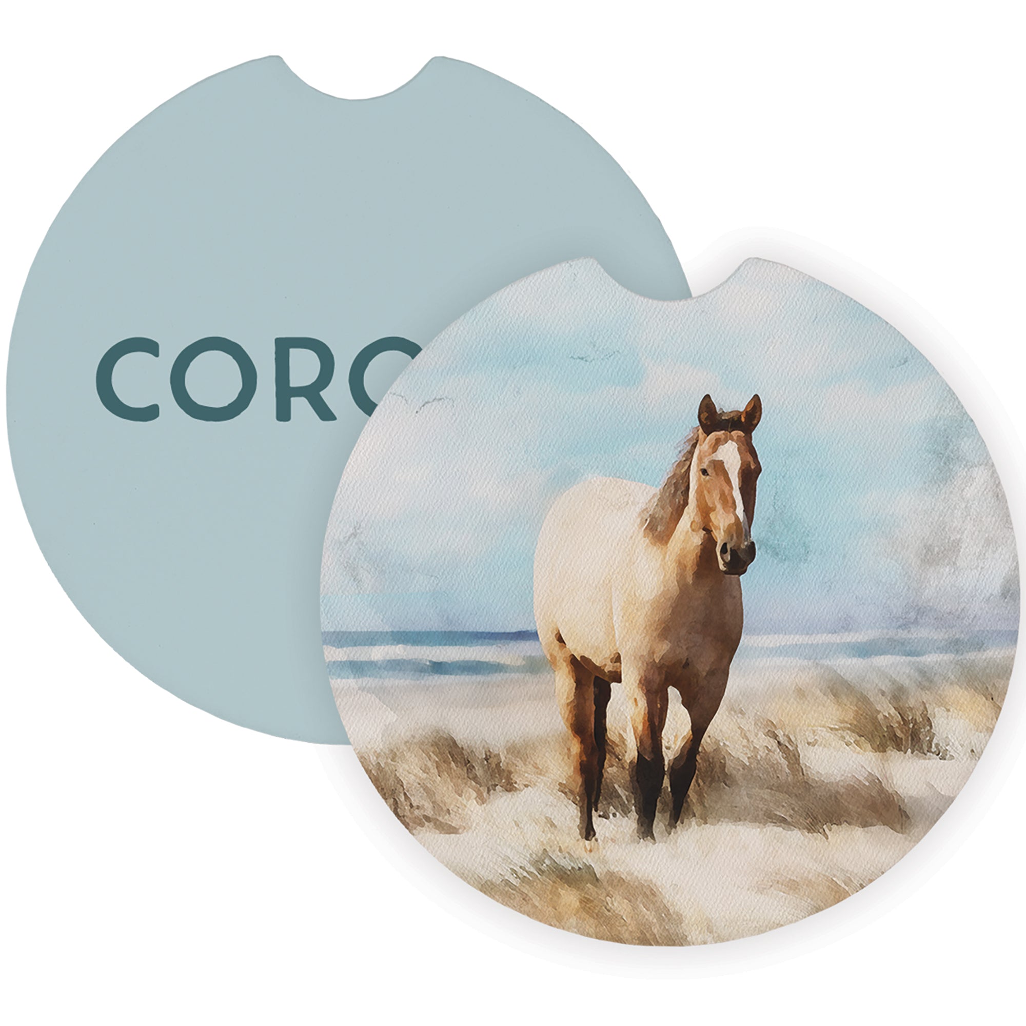 Beach Horse Blue LOC