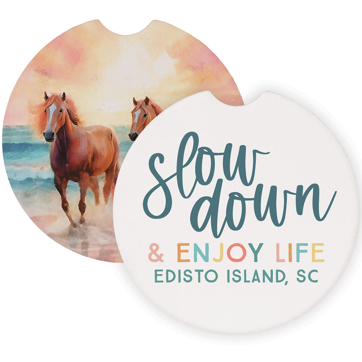 Slow Down Beach Horses LOC