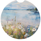 Floral Lake Scene