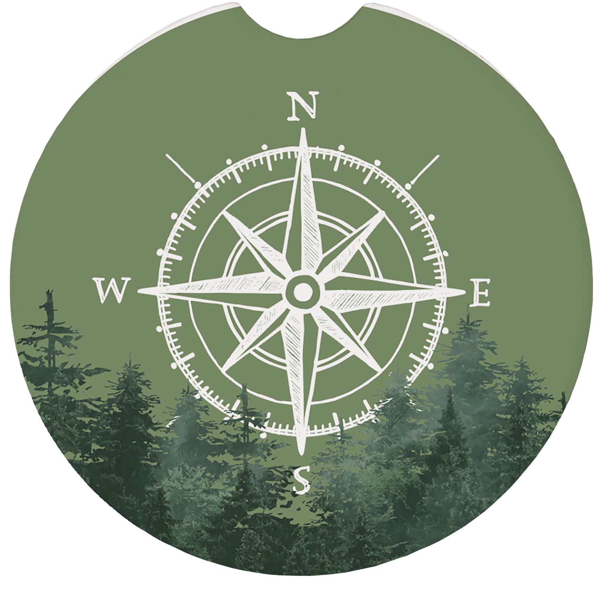 Trees Green Compass