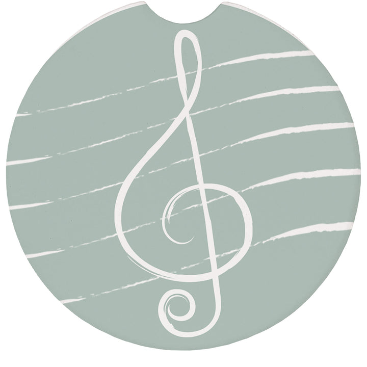 Blue Treble Clef
