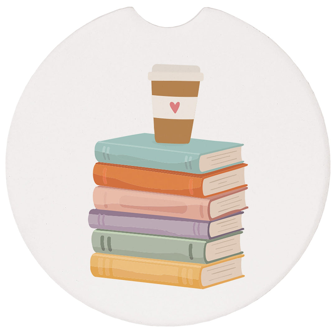 Coffee Book Stack
