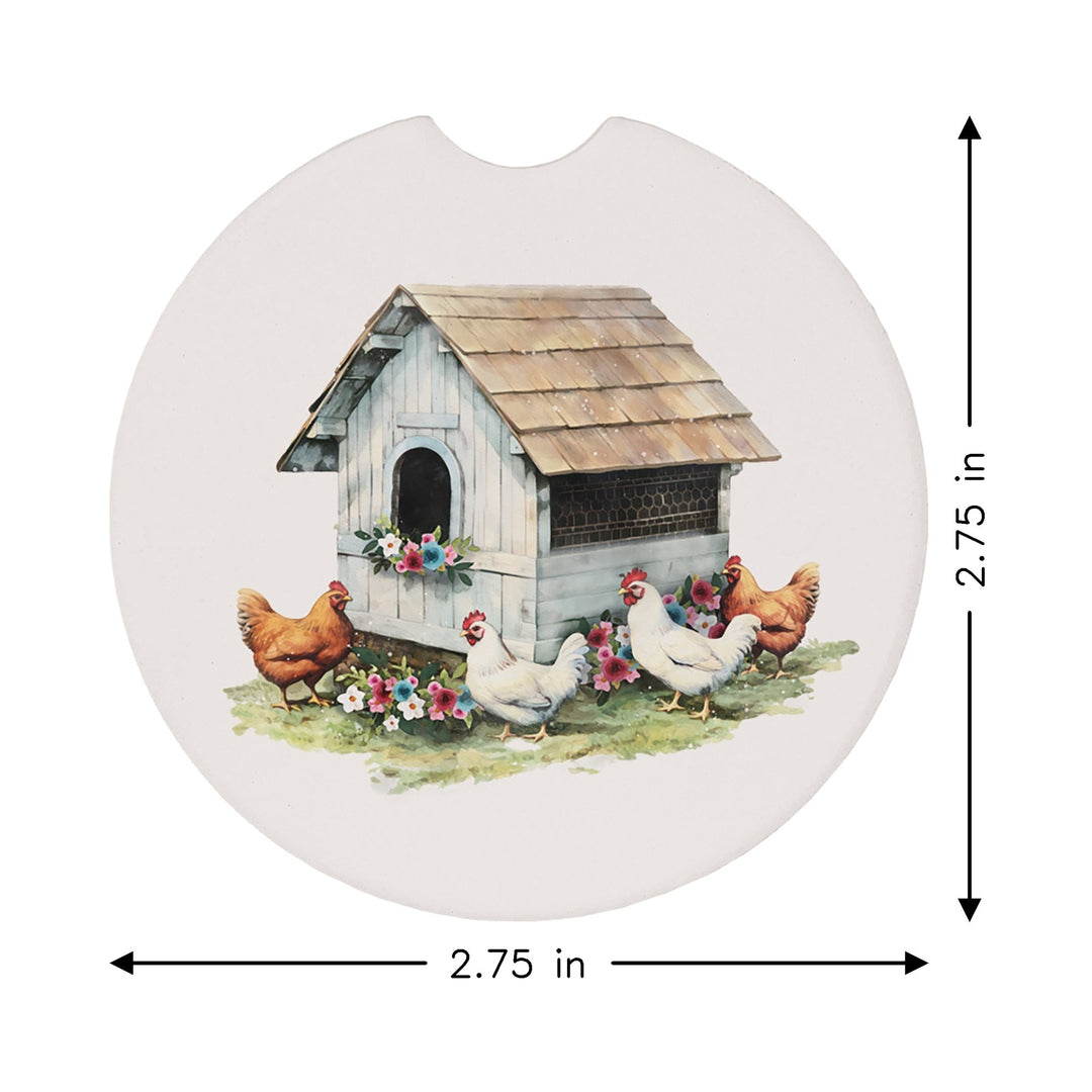 Floral Chicken Coop
