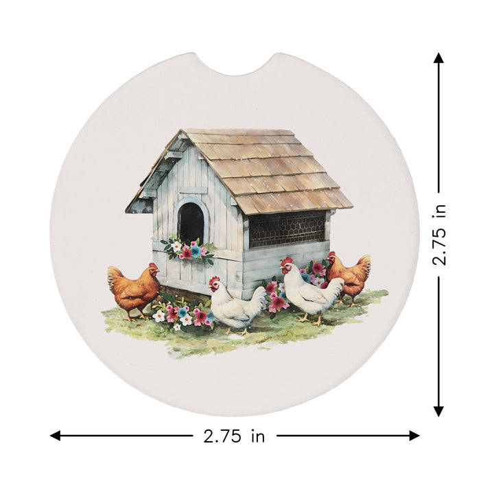 Floral Chicken Coop
