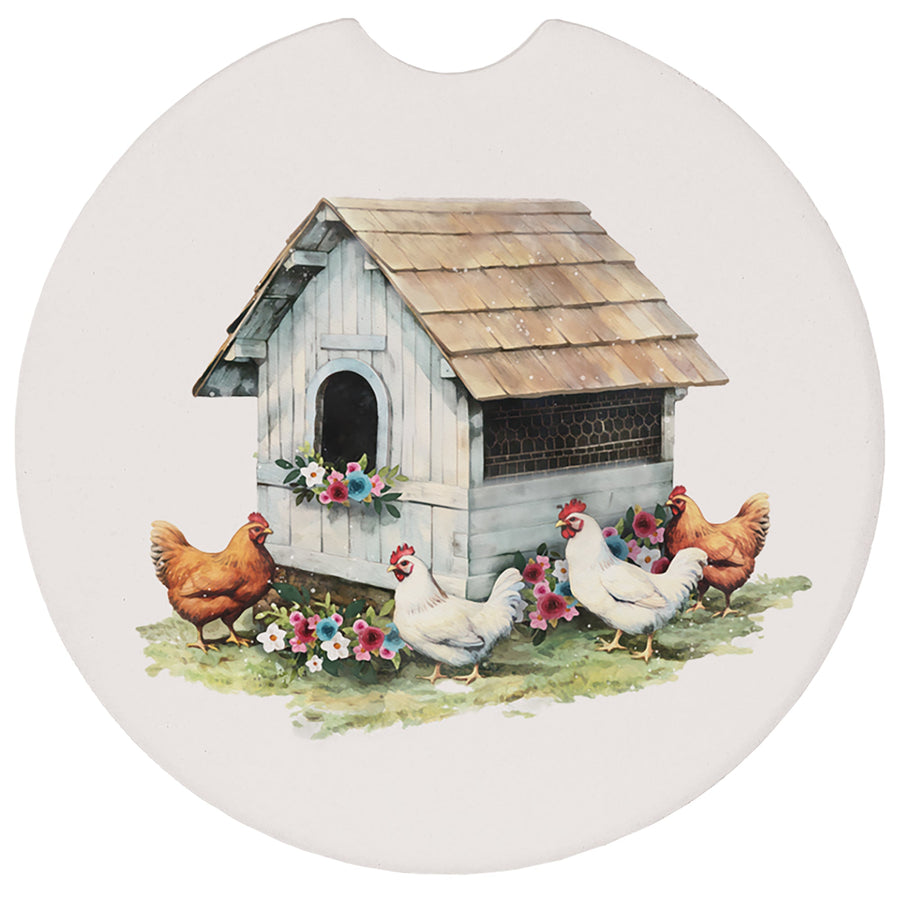 Floral Chicken Coop