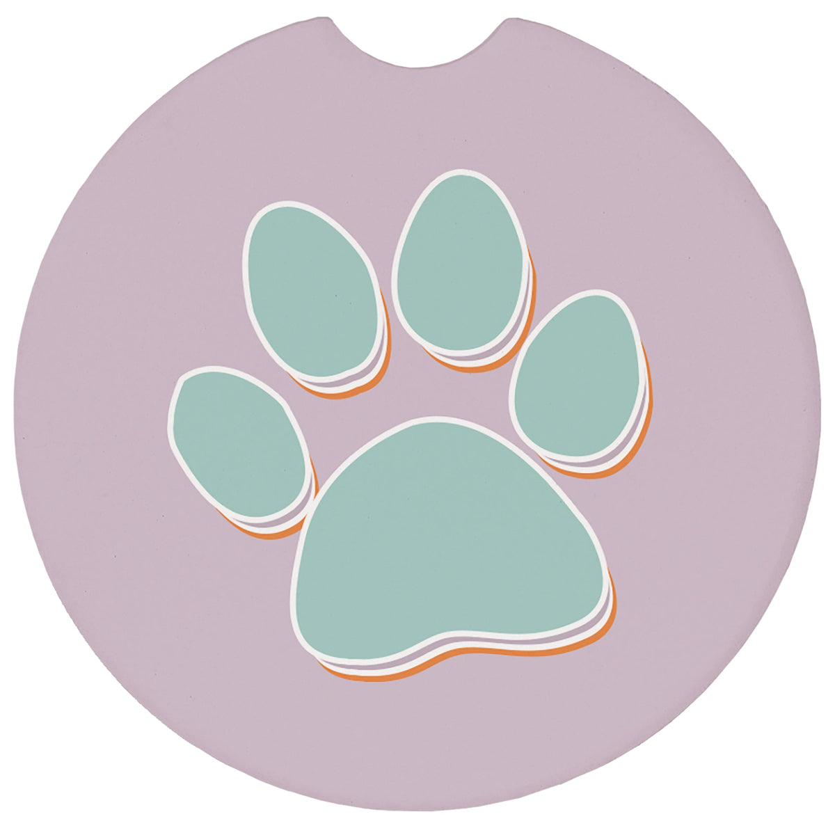 Pawprint Purple