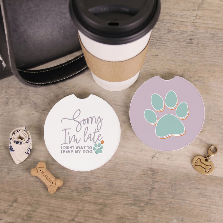 Sorry Late Paw Print PER