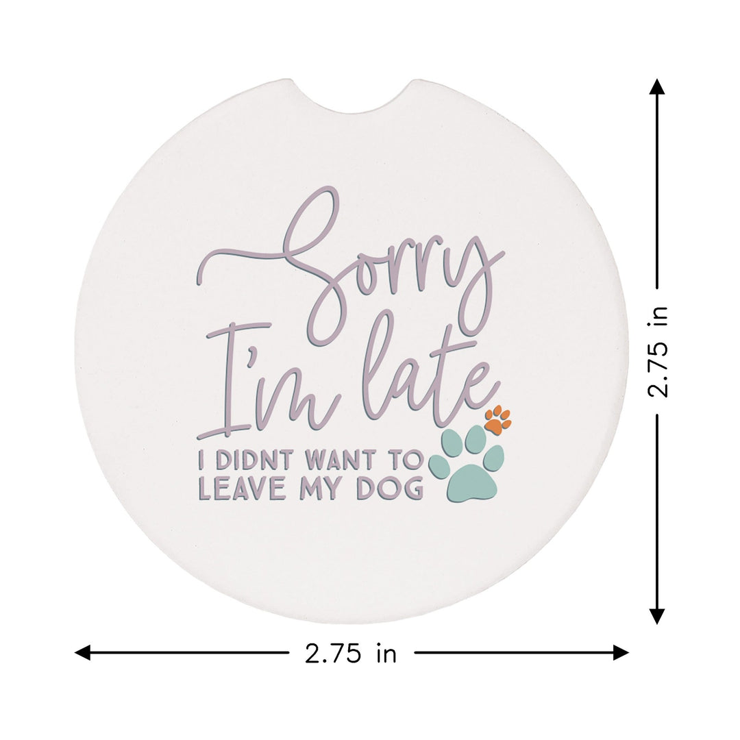 Sorry Late Paw Print PER
