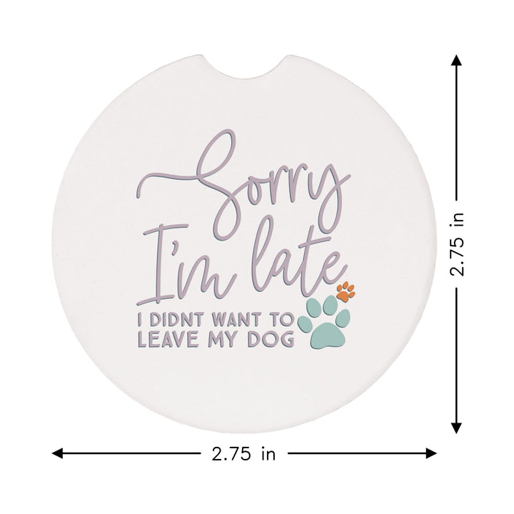 Sorry Late Paw Print PER