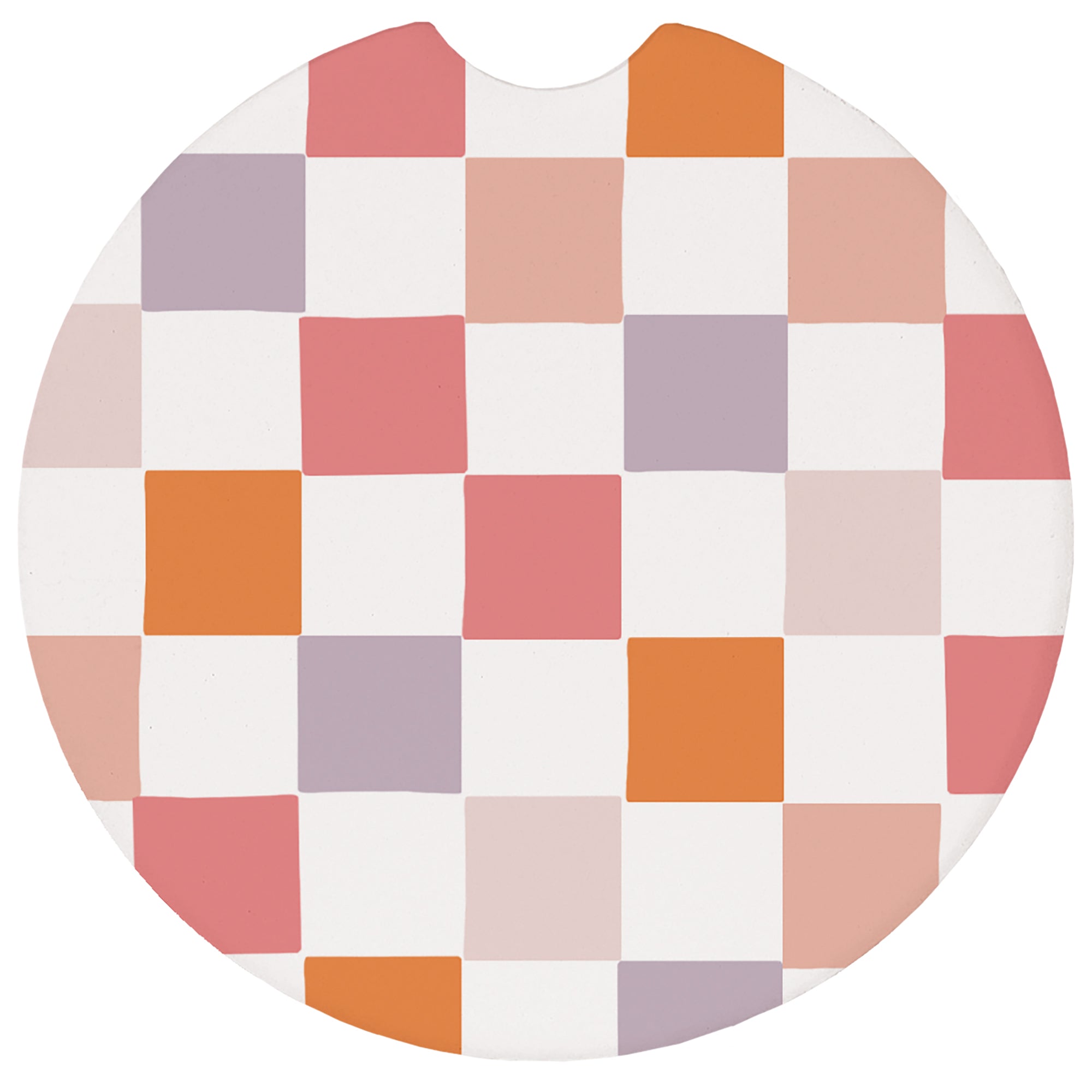 Pink Orange Checkers