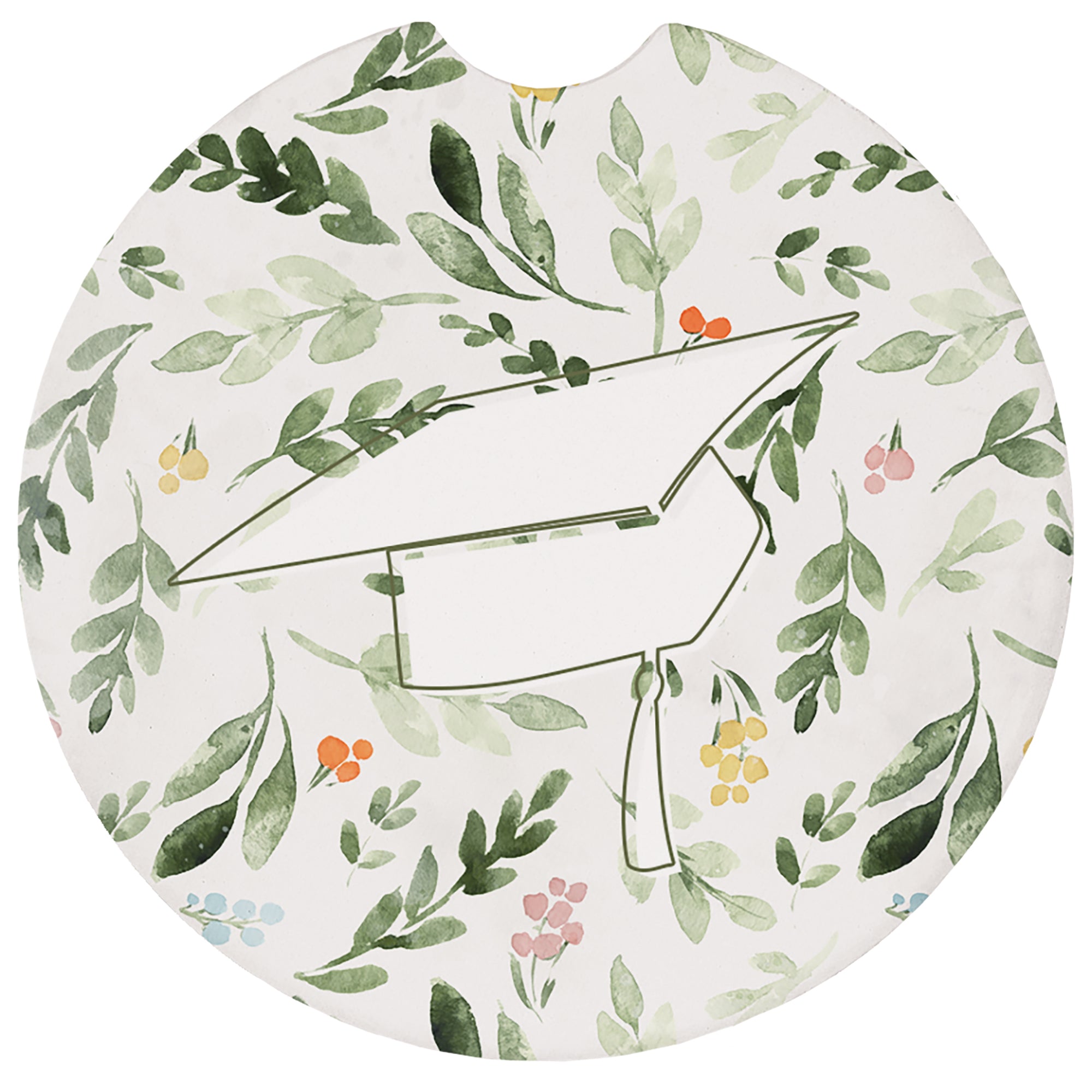 Leaf Pattern Grad Cap