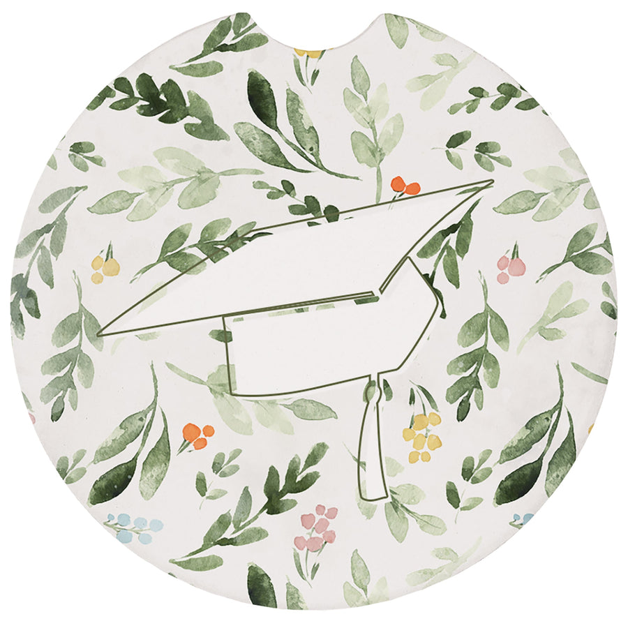 Leaf Pattern Grad Cap