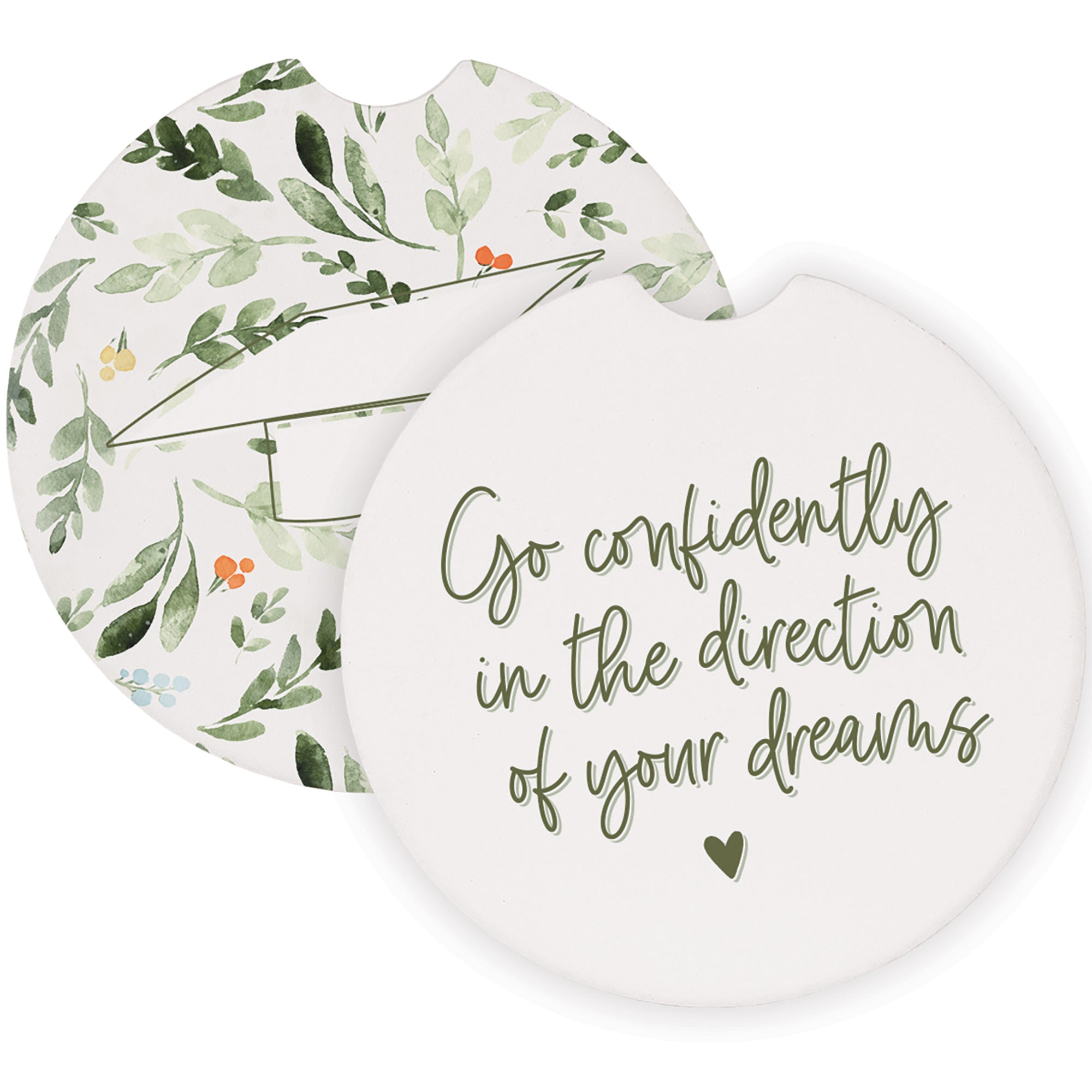 Go Confidently Grad Leaves