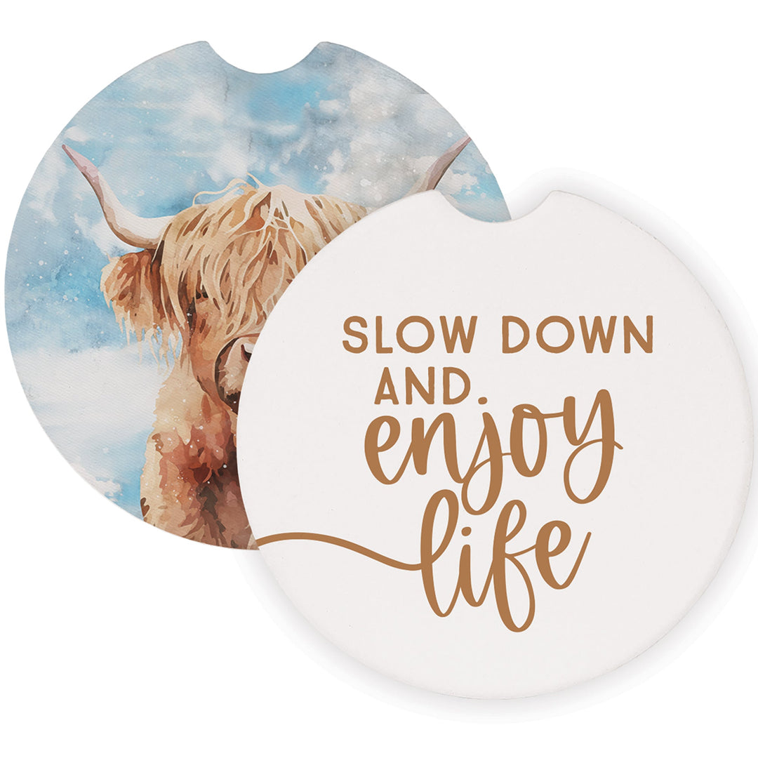 Slow Down Highland Cow