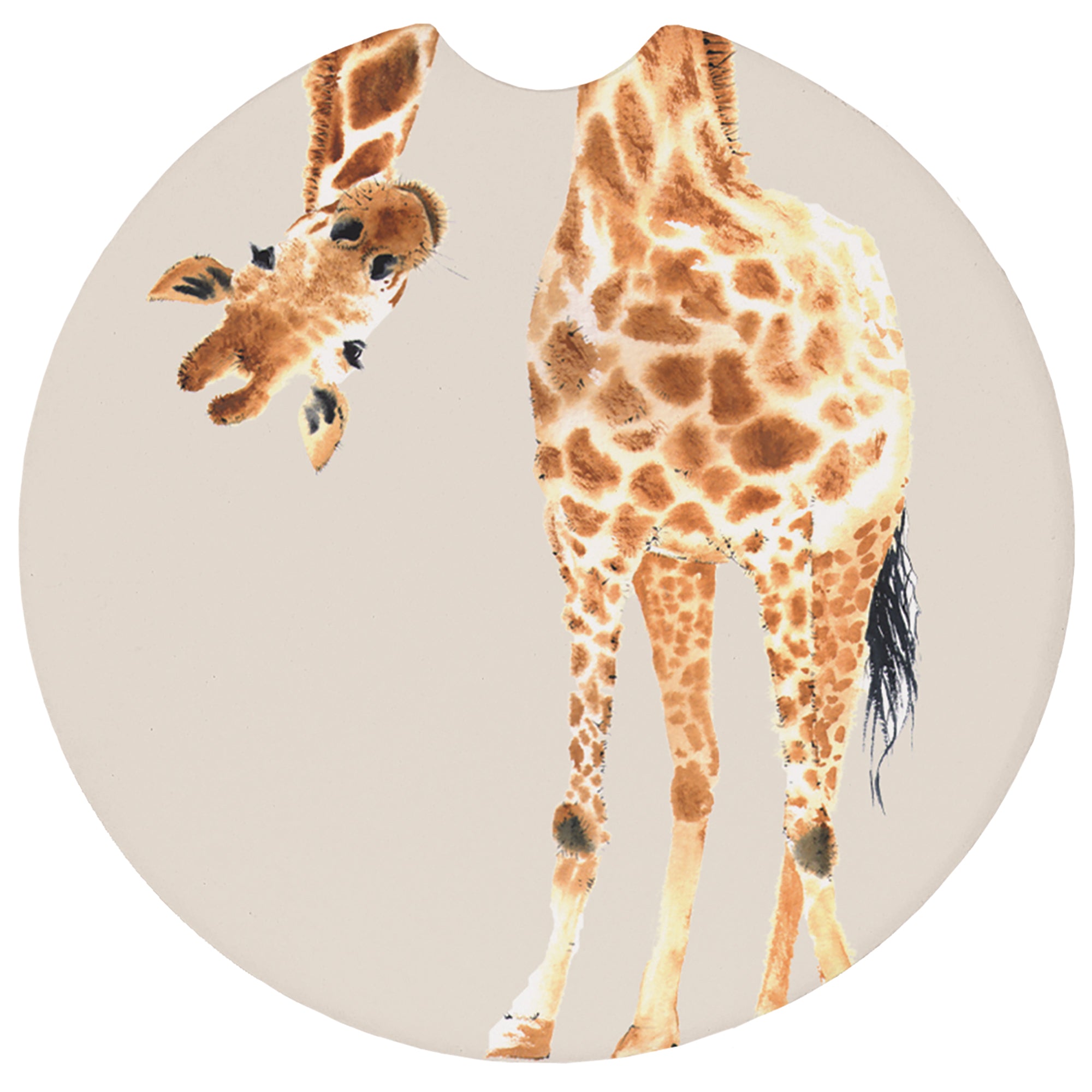 Giraffe Peeking