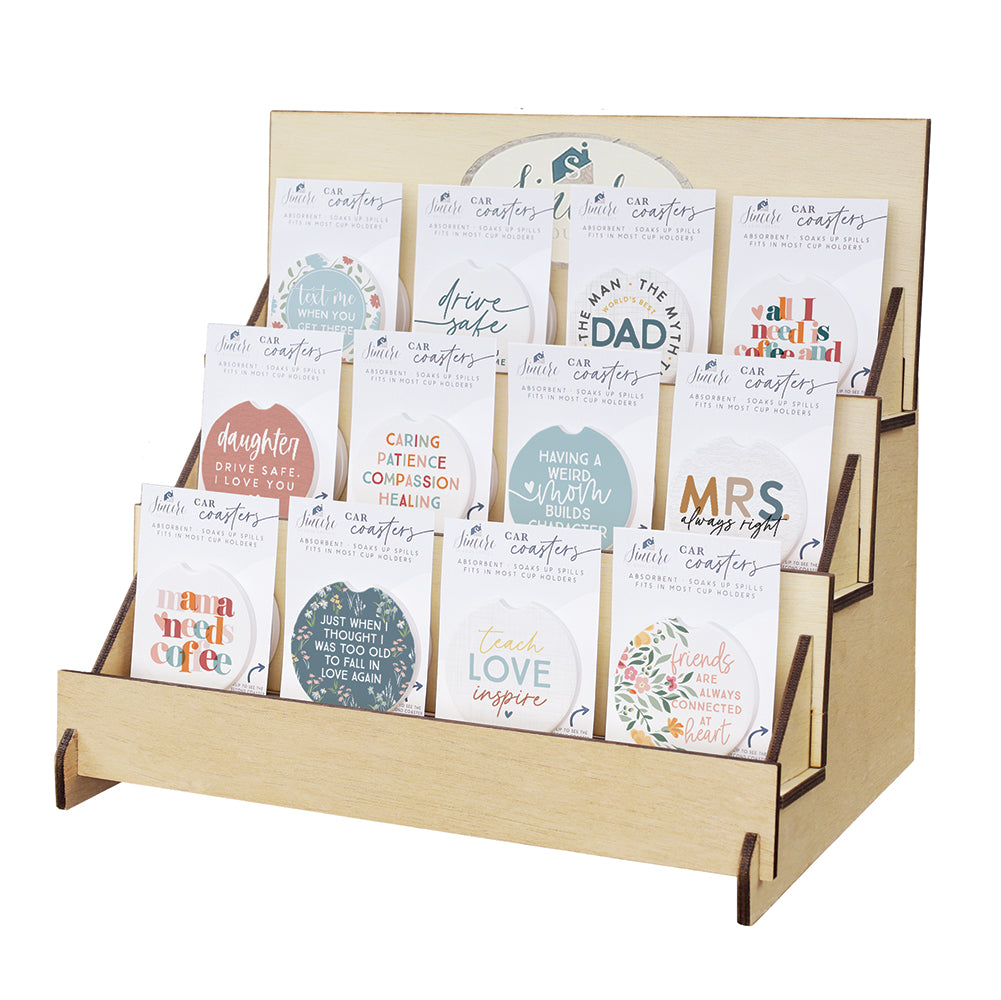 Friends + Family Car Coaster Set Display Bundle 2025