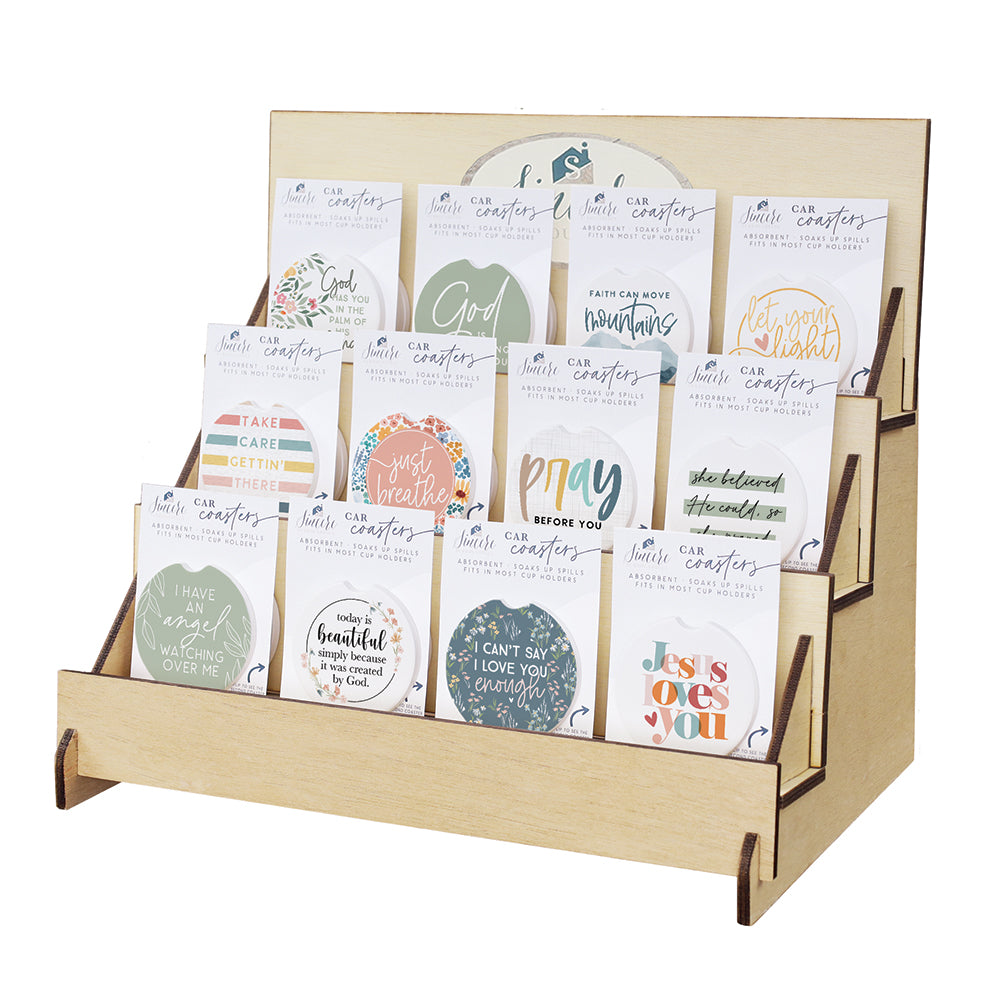 Faith Car Coaster Set Display Bundle 2025