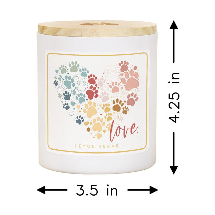 Love Pawprint Heart - LEM