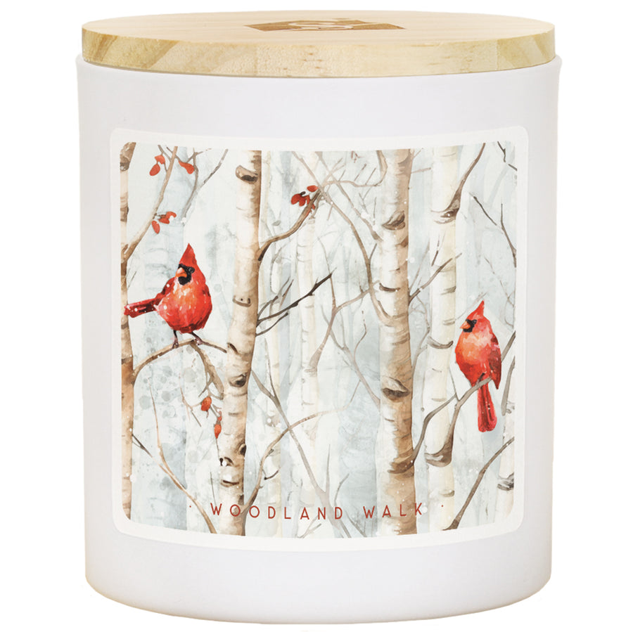 Cardinals Birch Trees - WDL