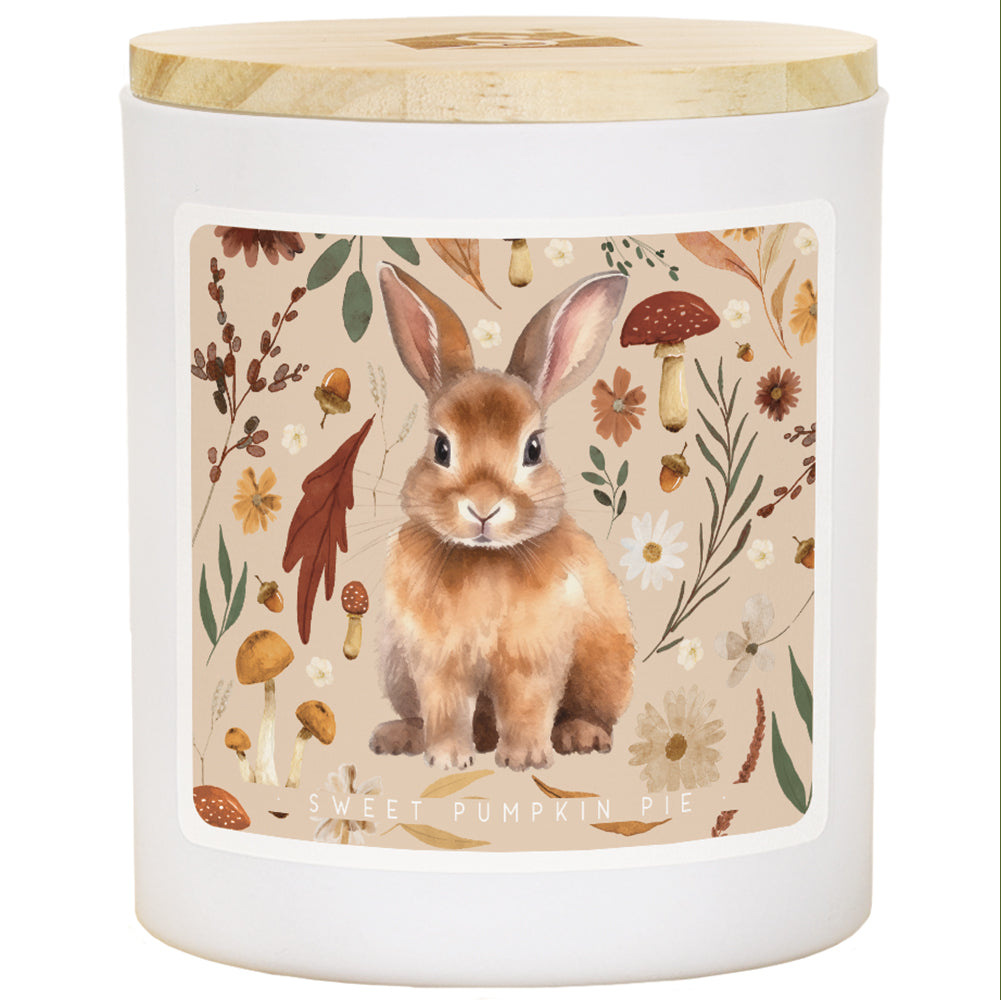 Fall Rabbit Art - PIE