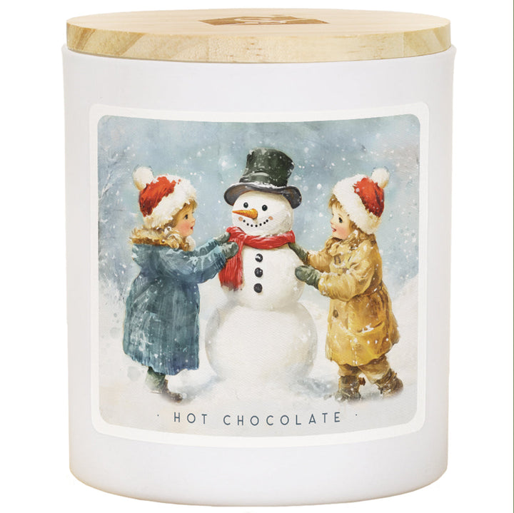 Building Snowman Art - HOT