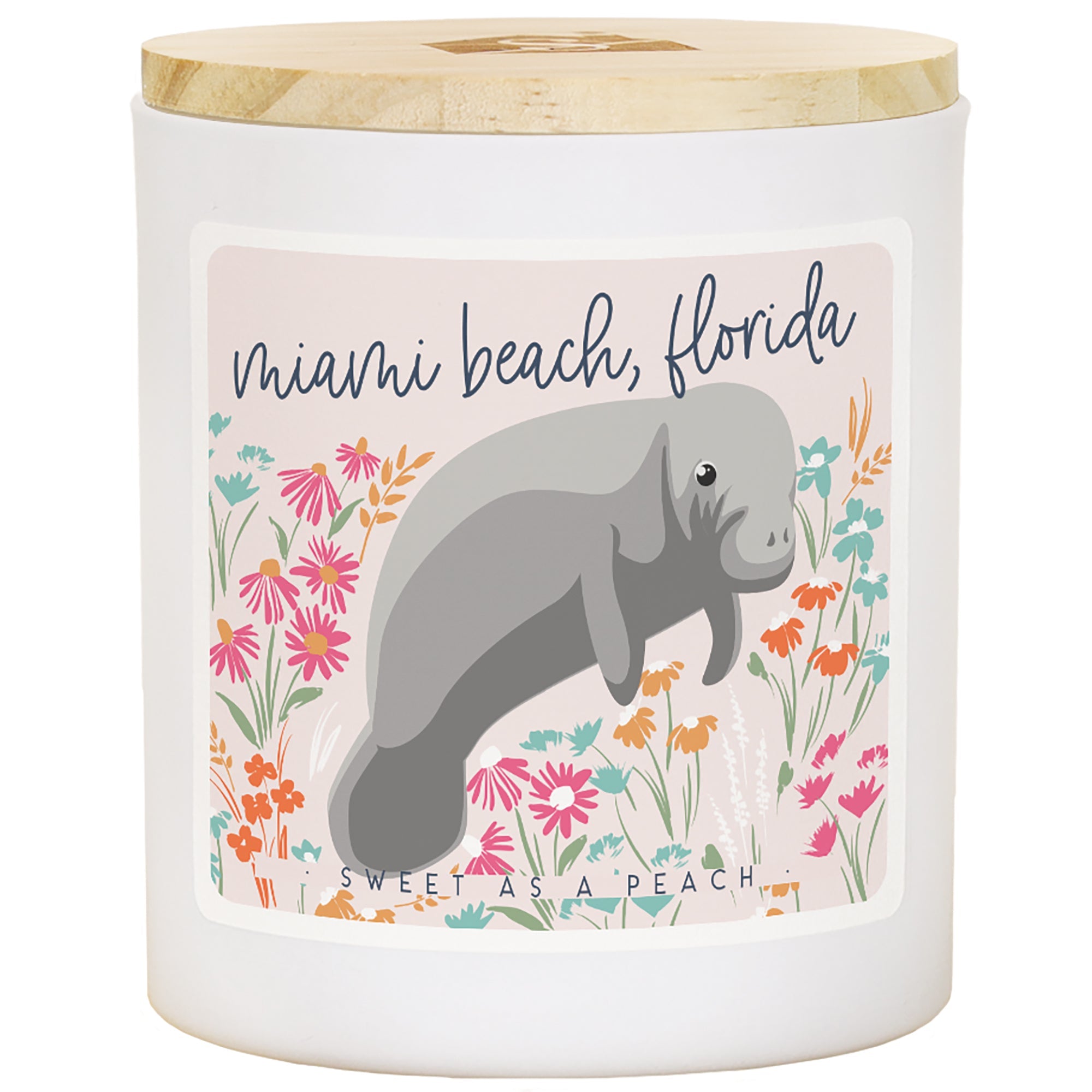 Manatee Pink Flowers LOC - PCH