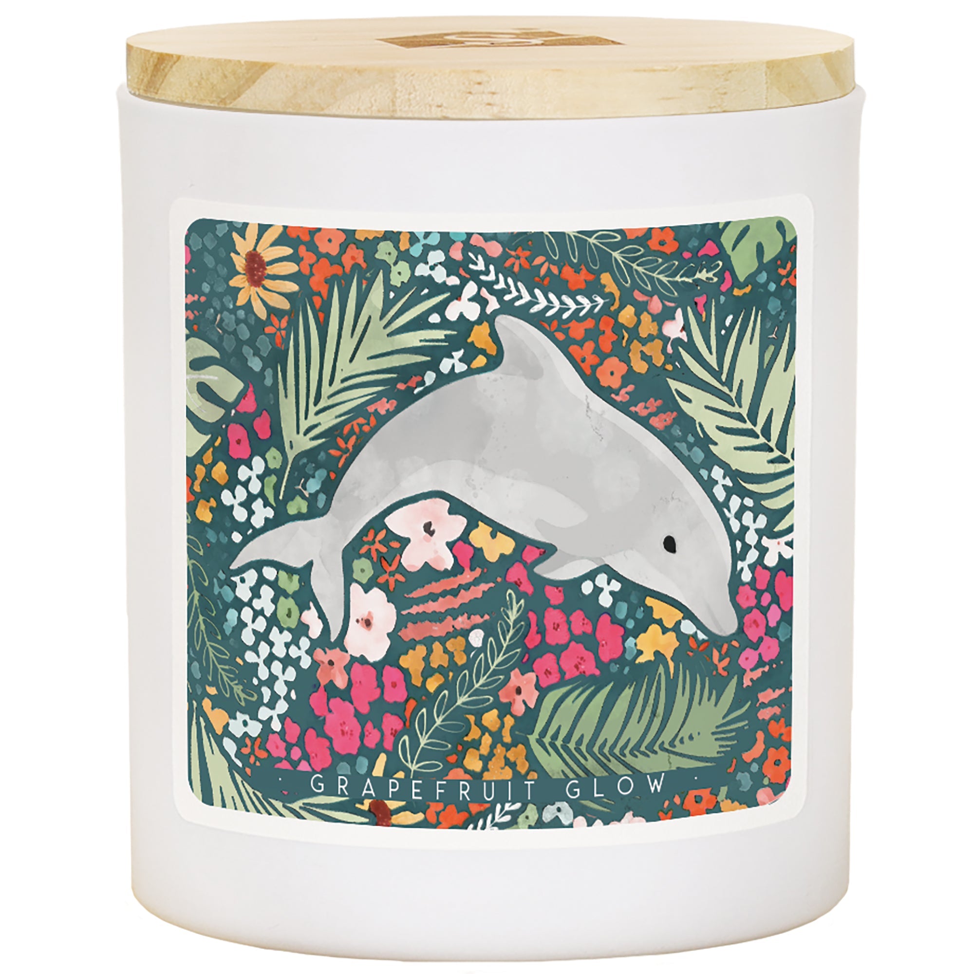 Floral Dolphin Art - GRP
