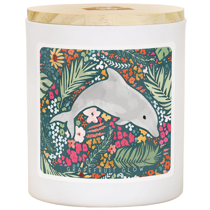 Floral Dolphin Art - GRP