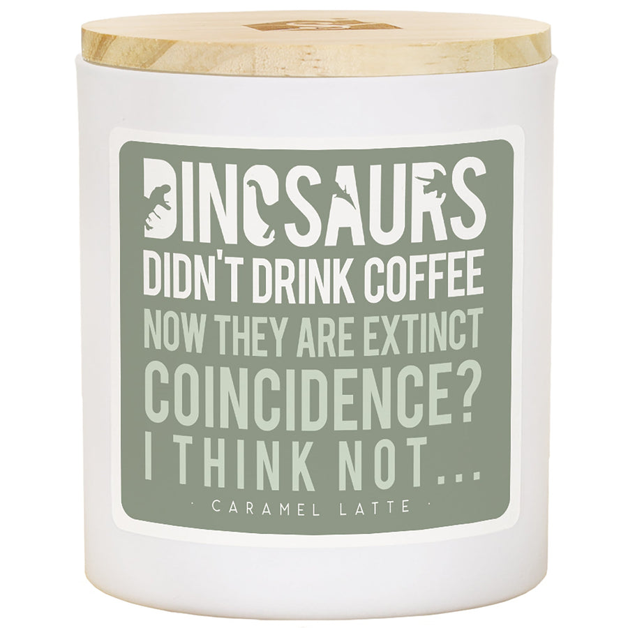 Dinosaurs Drink Coffee - LAT