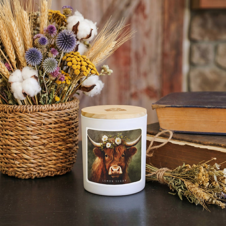 Floral Highland Cow - LEM